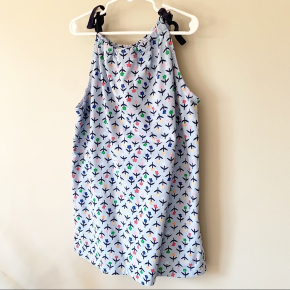 Hanna Andersson Floral Tie Top | 140 = US 10 - Picture 2 of 4